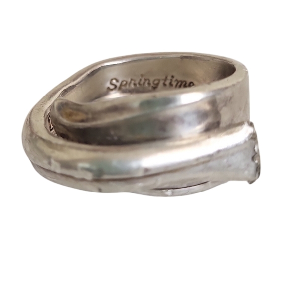 Springtime Rogers Bros 1957 Spoon Ring - Picture 2 of 3